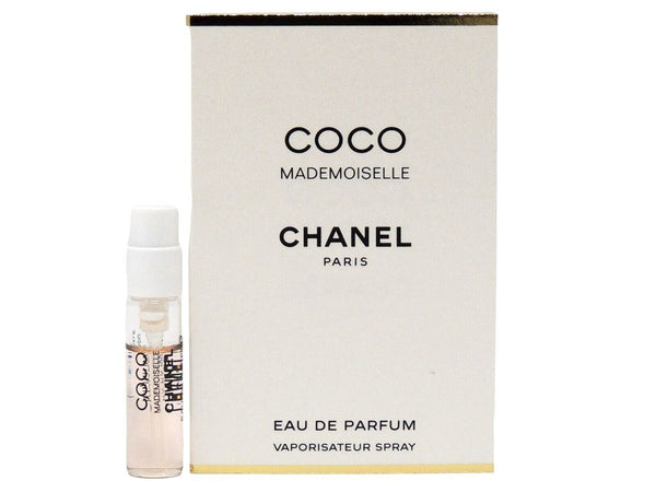 Chanel Coco Mademoiselle Eau de Parfum packaging on a white background