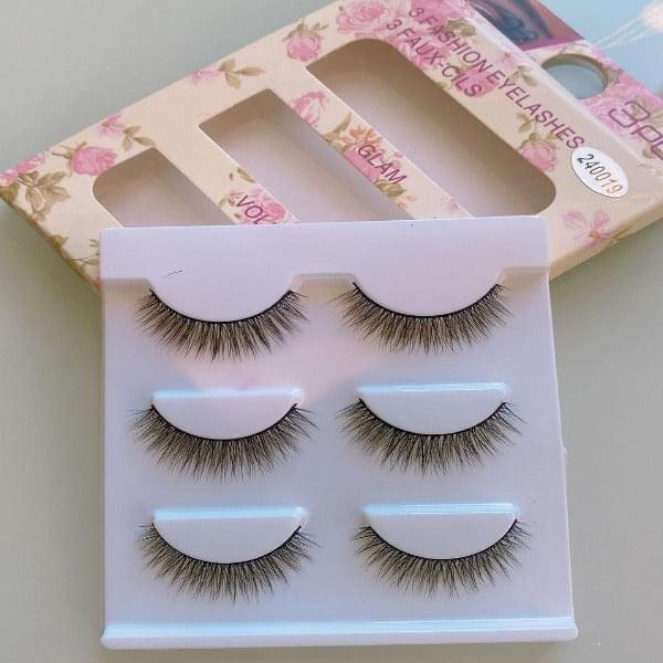 3 Fashion Eyelashes 3 Faux-Cils Code No :- 240019