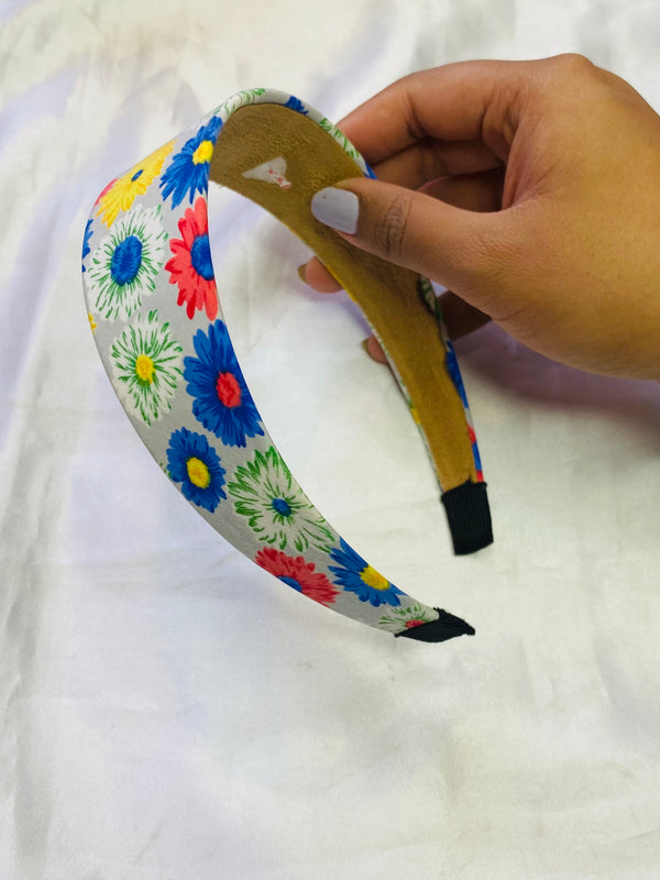 Floral Print Design Headband For Women