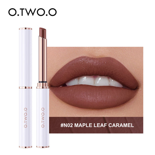 O.TWO.O Long Lasting Velvet Matte Thin Tube High Saturation Lipstick