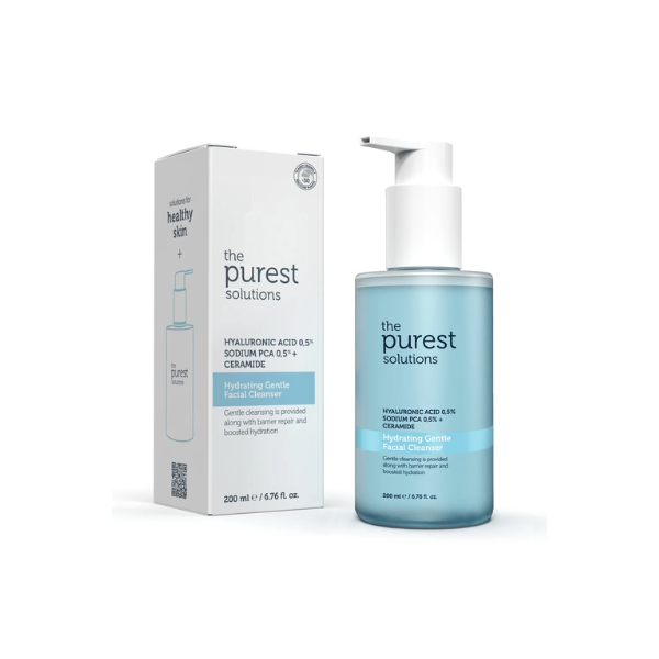 The Purest Solutions Hydrating Gentle Facial Cleanser %0.5 Hyaluronic Acid %0.5 Sodium PCA Ceramide :- 200 ml