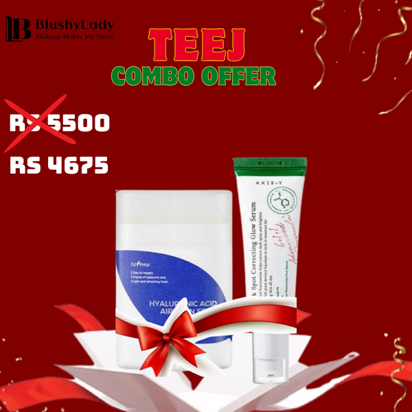Combo Set (AXIS-Y Dark Spot Correcting Glow Serum - 50ml AndIsntree - Hyaluronic Acid Airy Sun Stick :- 22 gm)