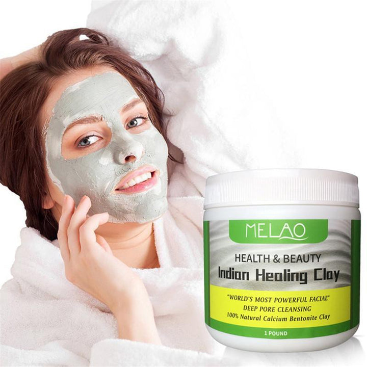 Melao Natural Indian Healing Powder Clay Mask -1 Pound - BlushyLady