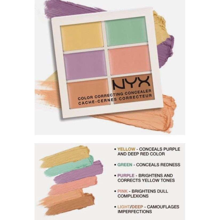 NYX Professional Makeup Color Correcting Concealer Palette - BlushyLady