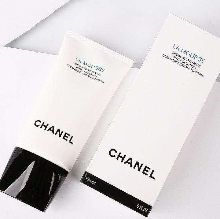 Chanel La Mousse Anti-Pollution Cleansing Cream-To-Foam :- 150 ml - BlushyLady