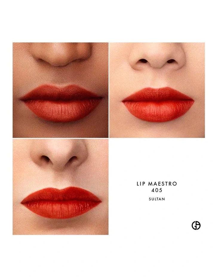 Giorgio Armani Lip Maestro Liquid Lipstick - BlushyLady