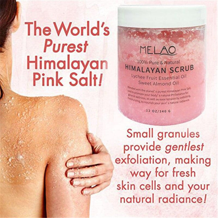 Melao Himalayan Salt Body Scrub – 340 gm - BlushyLady