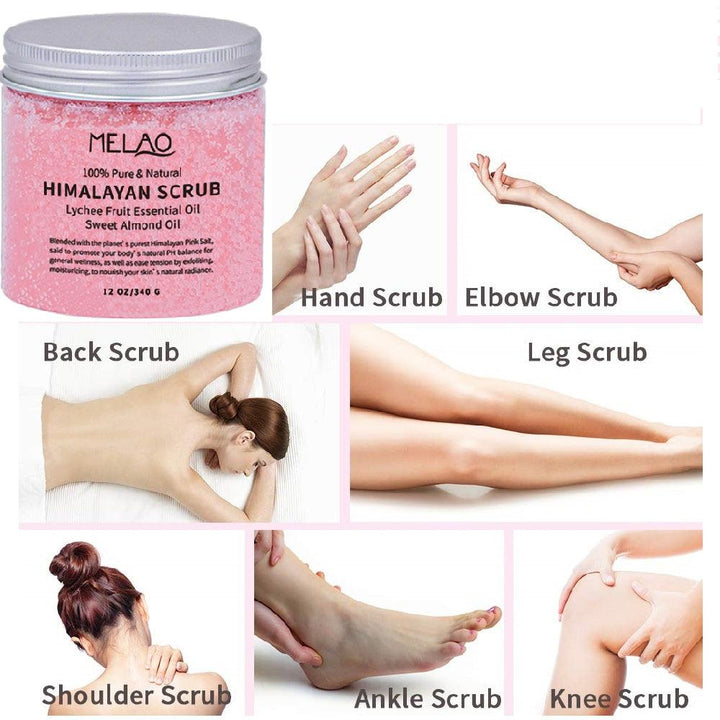 Melao Himalayan Salt Body Scrub – 340 gm - BlushyLady