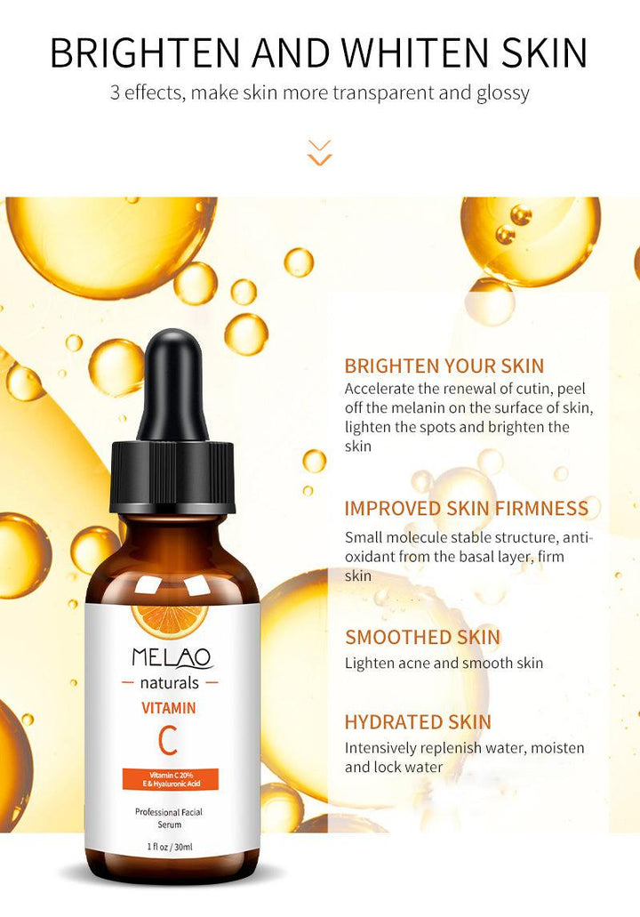 melao vitamin c serum for lips 30ml Brightening & Anti-Aging Solution and is free of parabens MELAO Pure Vitamin C Serum