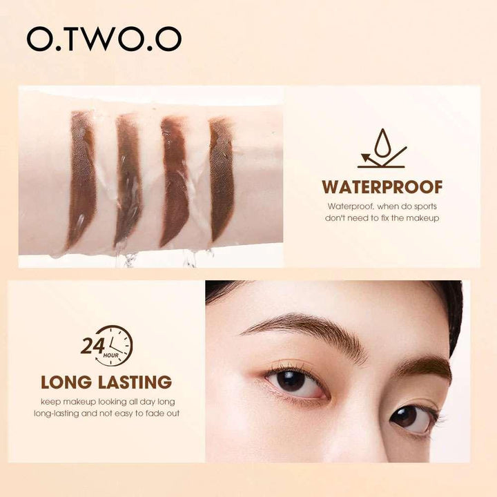 O.TWO.O Natural Shaping Dyeing Eyebrow Cream - BlushyLady