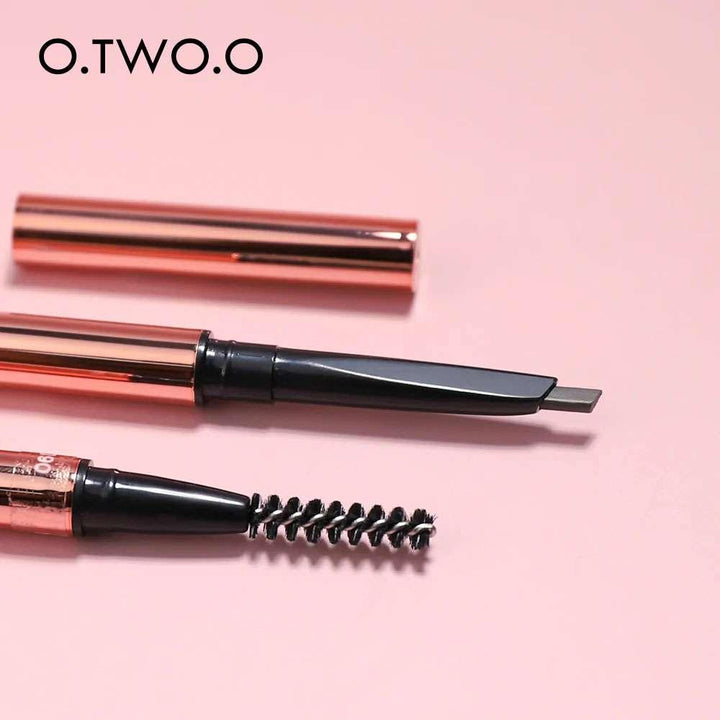 O.TWO.O High Quality Waterproof Precise Brow Definer 6 Colors Fine Triangle Eyebrow Pencil - BlushyLady