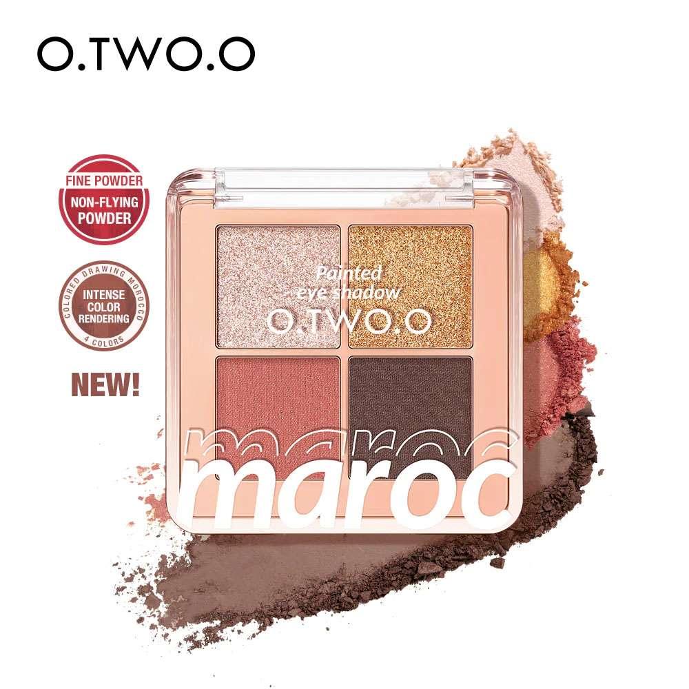 O.TWO.O Maroc Matte and Shining Powder Eye Shadow Palette – BlushyLady