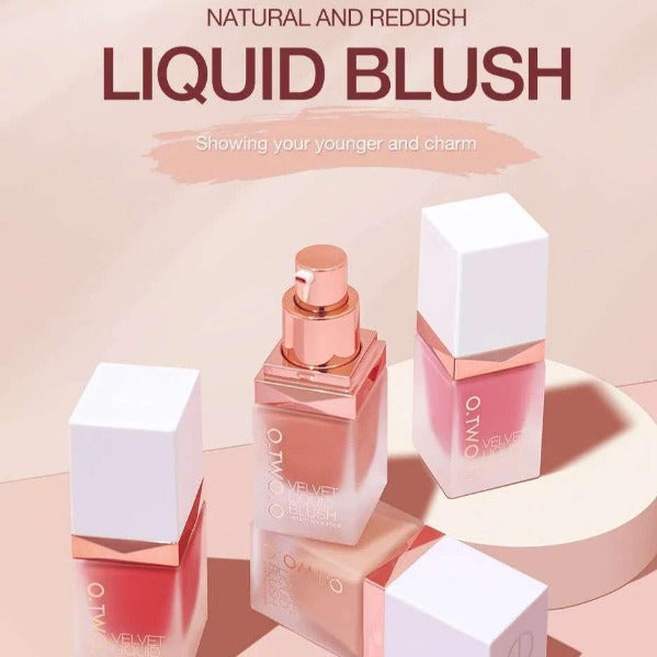 O.TWO.O Natural and Reddish Liquid Blush - BlushyLady