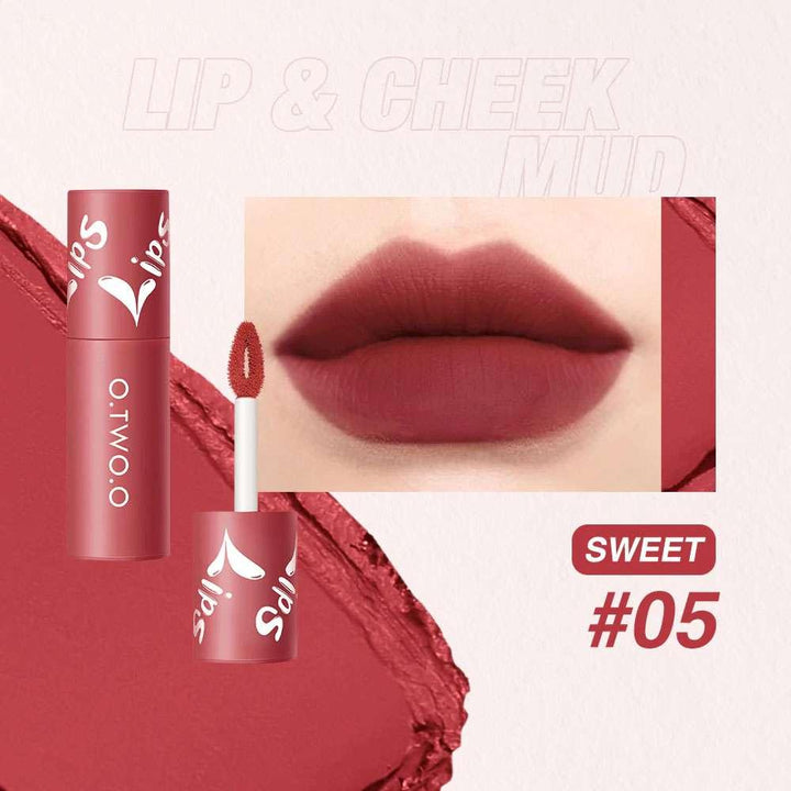 O.TWO.O Upgrade New Design Matte Finish Lip Mud - BlushyLady