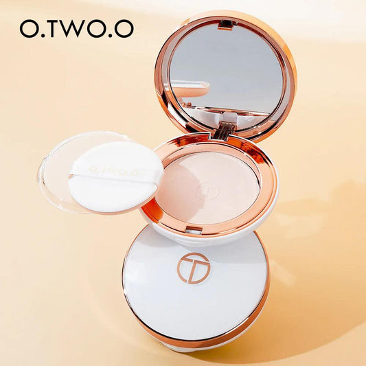 O.TWO.O Silky Moisturizing Makeup Setting Powder Compressed Powder - BlushyLady